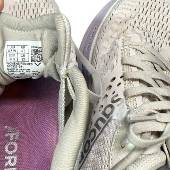 Saucony Ride 17 Womens Size 6.5 Wide EUR 37.5 S10925-241 Running Shoes Sneakers - Picture 7 of 10